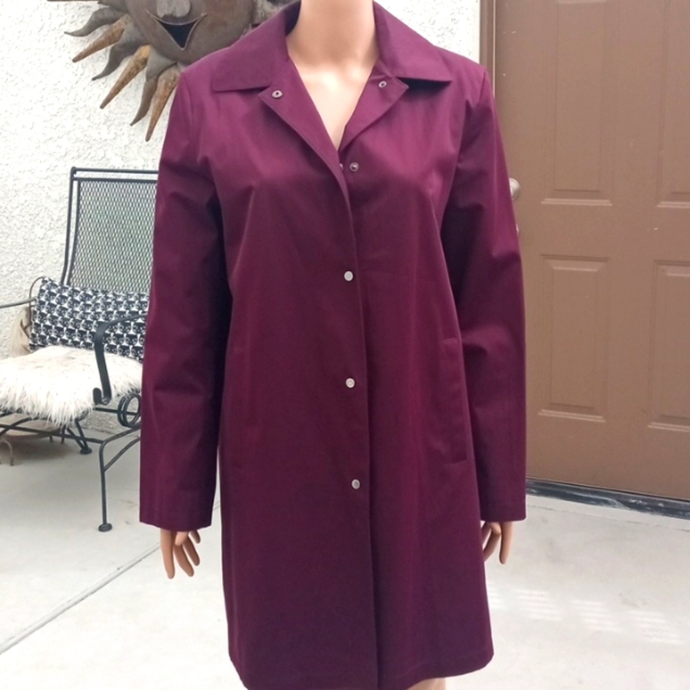 Gallery burgundy long jacket